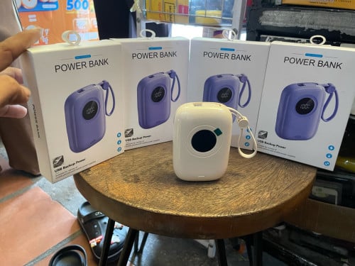 Power bank 10000mAh តូចស្រាល ងាយដាក់តាមខ្លួន តម្លៃ 10$