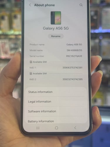 Samsung A56 329$