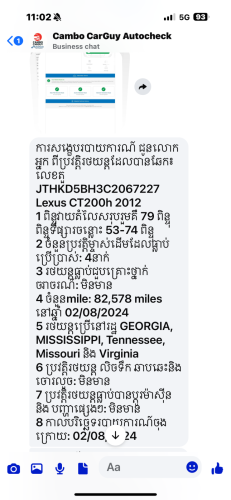 Sell ct 2012 full Primum សាង​16000$បញ្ជាក់​រៀបចំ​ខ្លួន​ឯង​