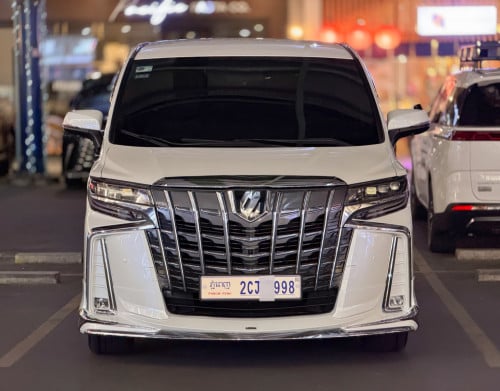 TOYOTA ALPHARD 011 🆙 023 មុខជប៉ុន លេងBody-kit ១ជុំ កៅអីធំម៉ាស្សាVIP ក្នុងខ្មៅ ដំបូលផ្កាយ 🌌✨💫☄️🌟