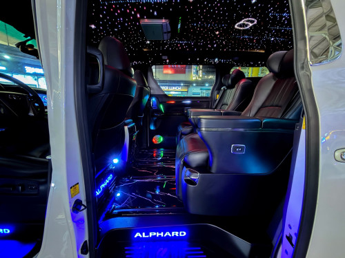 TOYOTA ALPHARD 011 🆙 023 មុខជប៉ុន លេងBody-kit ១ជុំ កៅអីធំម៉ាស្សាVIP ក្នុងខ្មៅ ដំបូលផ្កាយ 🌌✨💫☄️🌟
