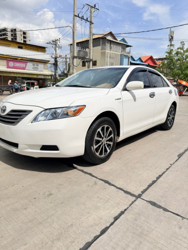 Toyota Camry2007 Full Option hybrid  ផ្លាក​លេខ​ភ្នំពេញ​2AY ទឹកថ្នាំនៅសុីន85% ឡានម្ចាស់ដេីមទីមួយ