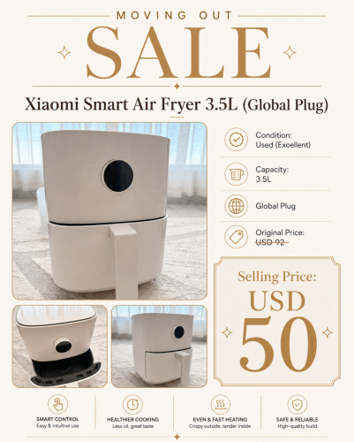 Xiaomi Air Fryer 3.5L (global plug)