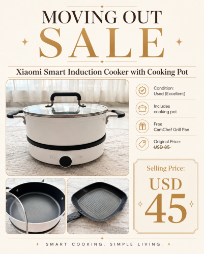 Xiaomi Induction Cooker and Pot (free CamChef pan)