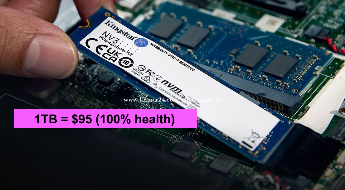 Kingston NV3 M.2 Gen 4 , 1TB = $95 , Health 100%