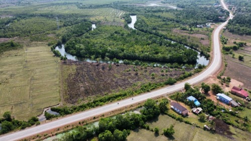 ដីលក់ជាប់ផ្លូវជាតិ48 ខាងក្រោយជាប់ព្រែក