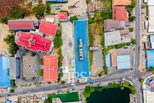 #សម្រាប់លក់ 🏭 ឃ្លាំងពាណិជ្ជកម្មទំហំ 1,655 ម៉ែត្រការ៉េ – ចោមចៅ ១ ភ្នំពេញ