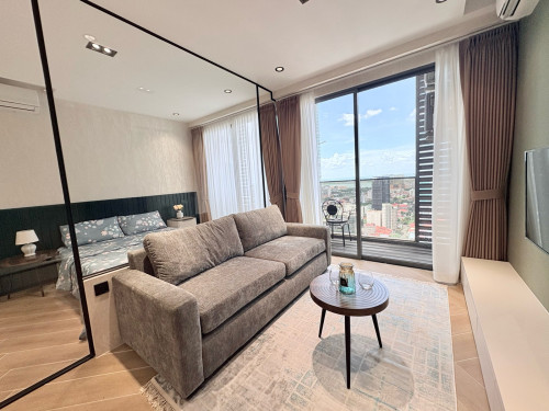 1bed 1bath for rent in BKK1, Time Square 5