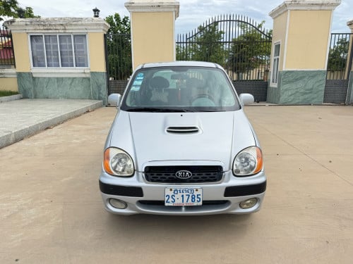 2002 kia visto ឡានមុខក្រោយស្អាតម៉ាសុីនប្រអប់លេខស្អាតឯកសាគ្រប់ តម្លៃ $1950