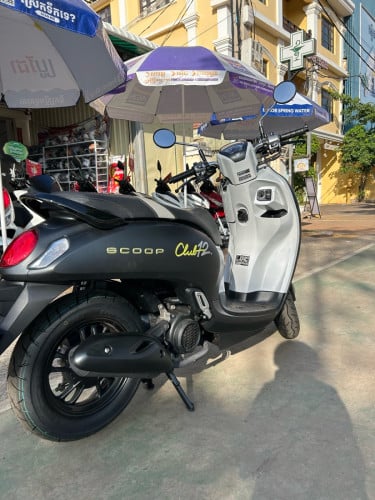 Honda Scoopy 2024y ម៉ូតូស្អាត សន្នុំស៊ីន រំលស់សុទ្ធ100%