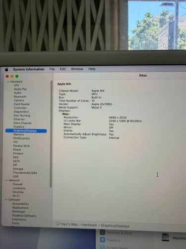 iMac 24inch M4 16g+512g 4 Ports