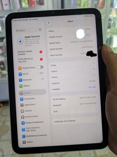 Ipad mini 6th សាណុំ WiFi only