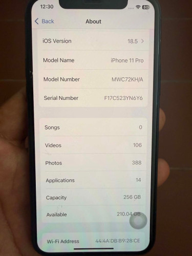 iPhone 11 Pro 256GB KH/A