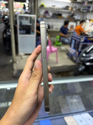 iPhone 15 pro max 256G ZP Sim2 eSIM ថ្ម81% សានុំស្រុីនណែន