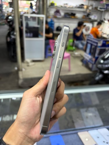 iPhone 15 pro max 256G ZP Sim2 eSIM ថ្ម81% សានុំស្រុីនណែន