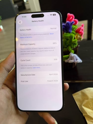 iPhone 15 Pro Max ZA សុីម២ សានុំណែន ស្អាត 675$
