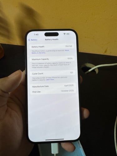 iPhone 16 Plus LL/A 98% 128G battery 100%