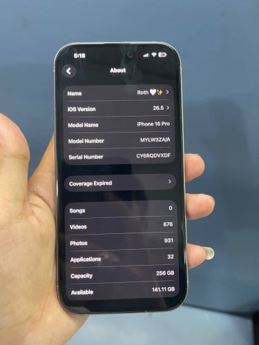 iPhone 16 Pro ZA 256GB