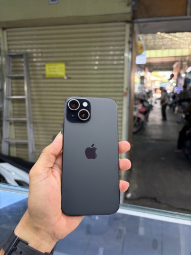 Iphone15 256G CH sim2 ម៉ាសុីនអេក្រង់ស្រុីន ឆ្លាសម៉ាសុីន