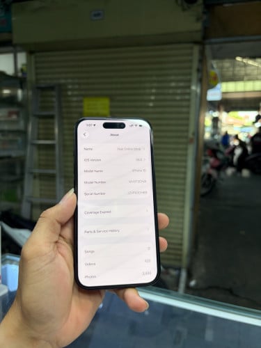 Iphone15 256G CH sim2 ម៉ាសុីនអេក្រង់ស្រុីន ឆ្លាសម៉ាសុីន