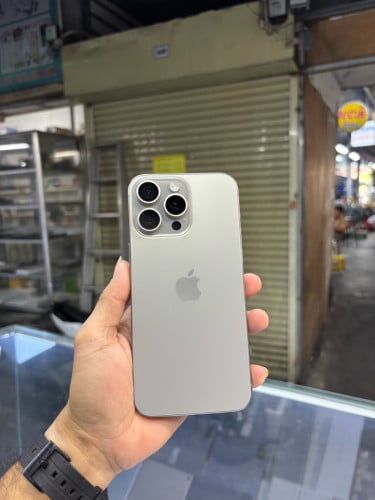 Iphone15pro max 256G ZP sim2 ESIM ម៉ាសុីនសានុំណែន ថ្ម81%