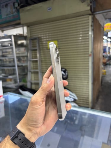 Iphone15pro max 256G ZP sim2 ESIM ម៉ាសុីនសានុំណែន ថ្ម81%