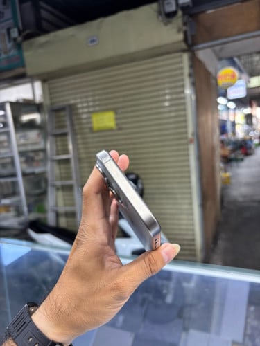Iphone15pro max 256G ZP sim2 ESIM ម៉ាសុីនសានុំណែន ថ្ម81%