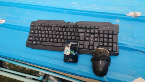 Keyboard mouse powerbank 1ឈុត 5$