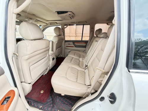 Lexus LX470 V8 ឆ្នាំ03 ពណ័ស កាំម៉ៃ សាំងសុទ្ធ ឡានម្ចាស់ទី1