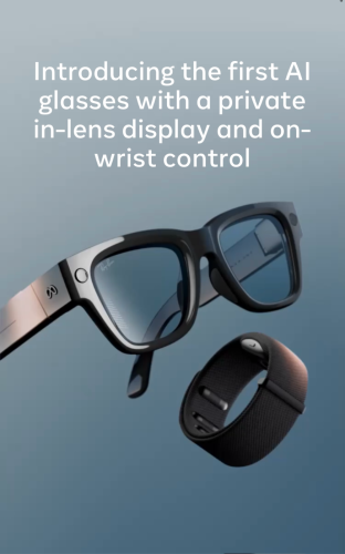 Meta Ray-Ban Display 98% from USA. Lastest AI glasses from Meta