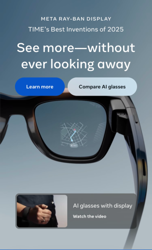 Meta Ray-Ban Display 98% from USA. Lastest AI glasses from Meta