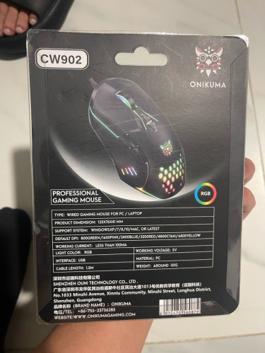 Mouse Onikuma RGB CW902