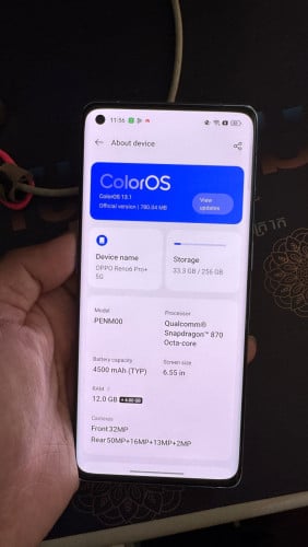 Oppo Reno 6 pro+ 12GB 256G