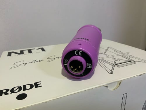 RØDE NT1 Signature Series Condenser Microphone (Pink) - Mint Condition Studio Bundle