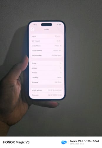 Sell iPhone 16 128g Sim2 Scan Freeផ្លុំ