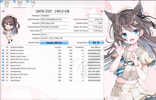 SSD PNY 240GB