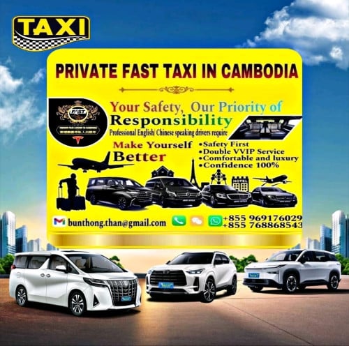 taxi Exclusive 24 Hours in Cambodia