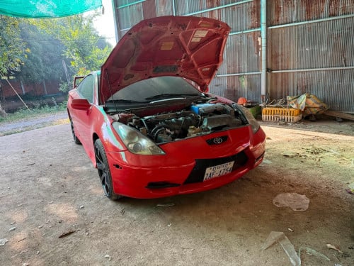 Toyota celica ឆ្នាំ2000 លក់ 5000$ ចរចារ សុីមាំងលេង ទីតាំងបាត់ដំបង 086550065 017872221