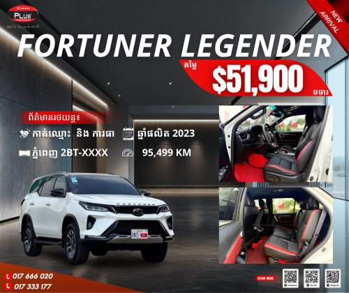 TOYOTA FORTUNER​ LEGENDER 2023