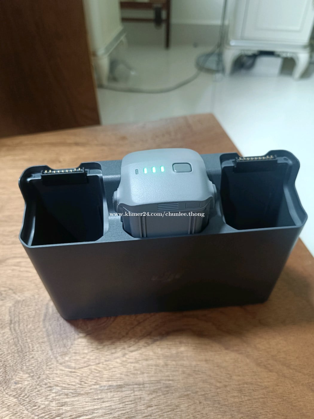 DJI Air 3s battery with charging hub