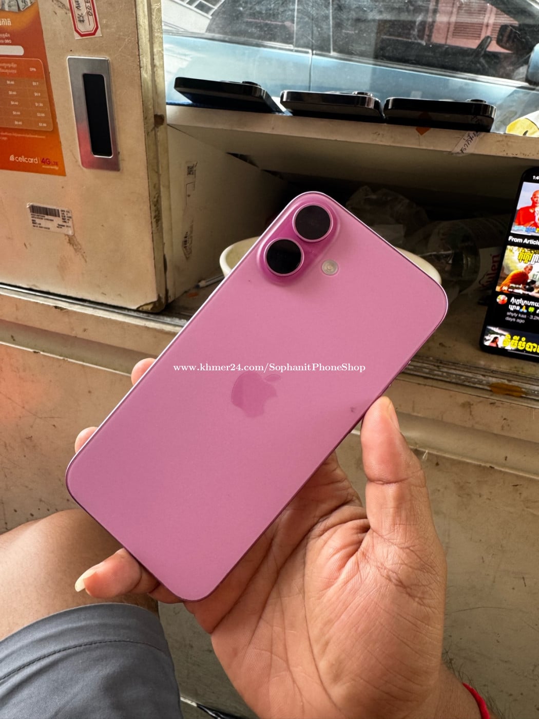 iPhone 16 plus 128g សាណុំដានអេក្រង់អត់ជាប់អី