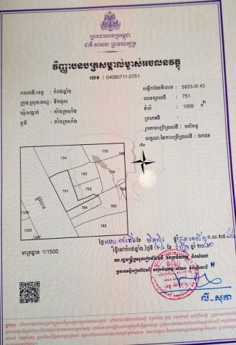ដីលក់លើផ្លូវ141(ផ្លូវរដ្ឋ40ម៉ែត)