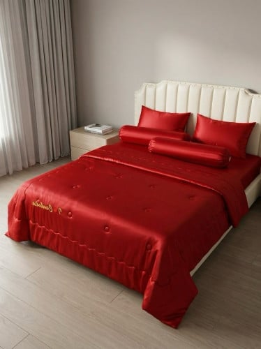 កំរាលឈុតសូត្រ6មុខ Bedding Set ( Tencel )