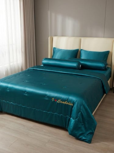 កំរាលឈុតសូត្រ6មុខ Bedding Set ( Tencel )