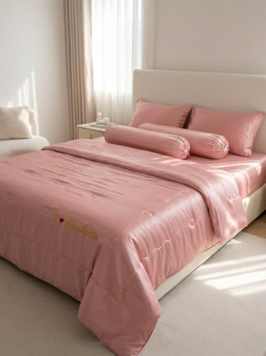 កំរាលឈុតសូត្រ6មុខ Bedding Set ( Tencel )