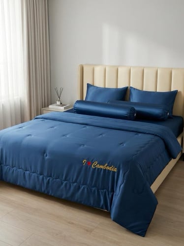 កំរាលឈុតសូត្រ6មុខ Bedding Set ( Tencel )