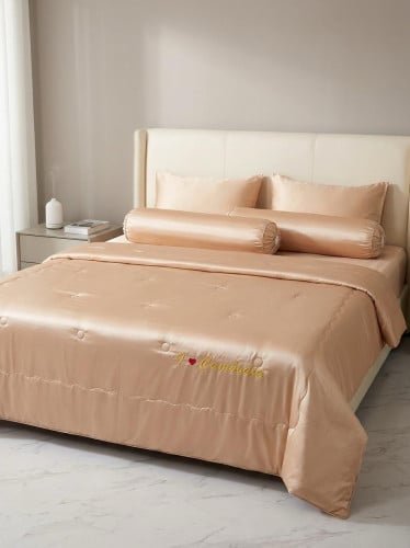 កំរាលឈុតសូត្រ6មុខ Bedding Set ( Tencel )