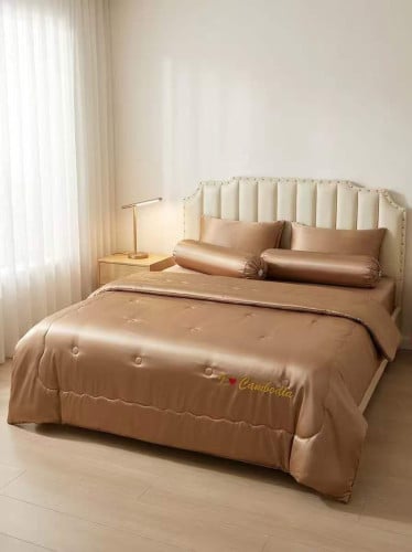 កំរាលឈុតសូត្រ6មុខ Bedding Set ( Tencel )