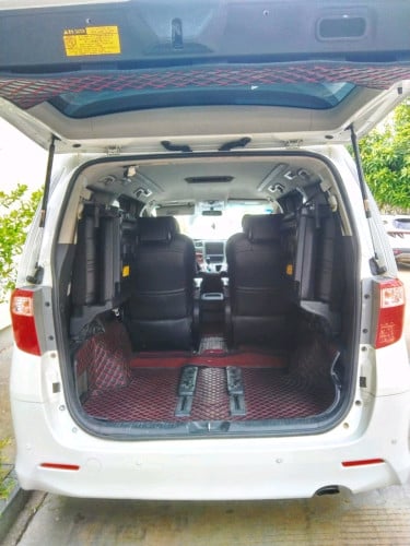 ឡានសាង Alphard 012 color white v4  pon1 ទ្វាអូតូ2 កៅអីម៉ាស្សា VIP plate កម្ពុជា ឈេា្មះម្ចាស់ដេីម