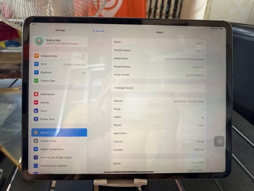 ចង់លក់Ipad 12.9" ទុកចោលអត់សូវប្រើ
